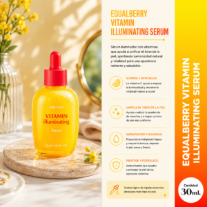 eqqualberry vitamin illuminating serum 30ml – ilumina y unifica la piel