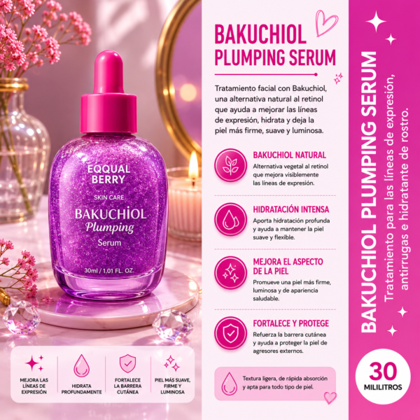 bakuchiol plumping serum 30ml eqqualberry