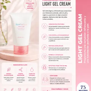 madagascar centella poremizing light gel cream 75ml skin1004