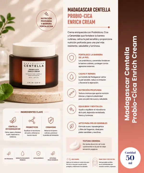 madagascar centella probio cica enrich cream 50ml