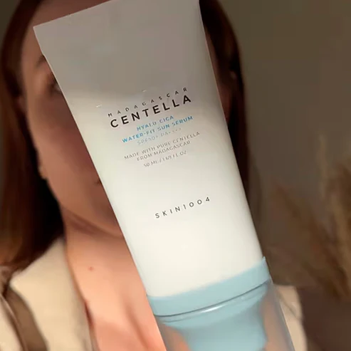 madagascar centella hyalu cica water fit sun serum 50 ml