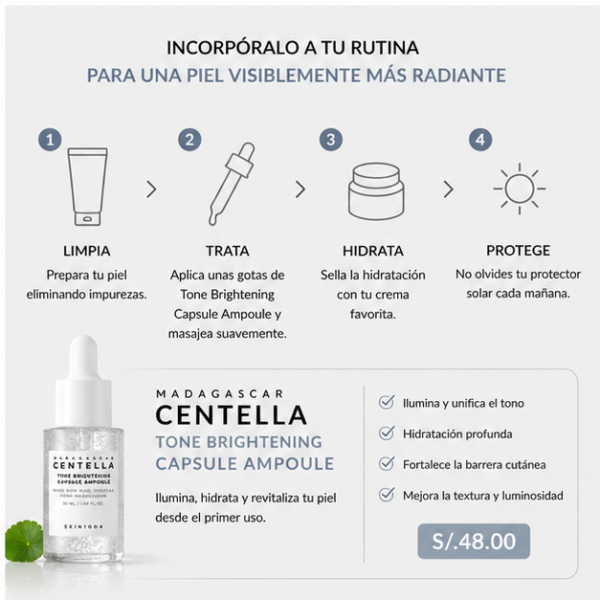 madagascar centella tone brightening capsule ampoule 30ml