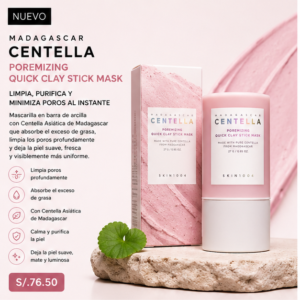 madagascar centella poremizing quick clay stick mask 27gr