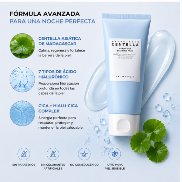 madagascar centella hyalu cica sleeping pack 100ml