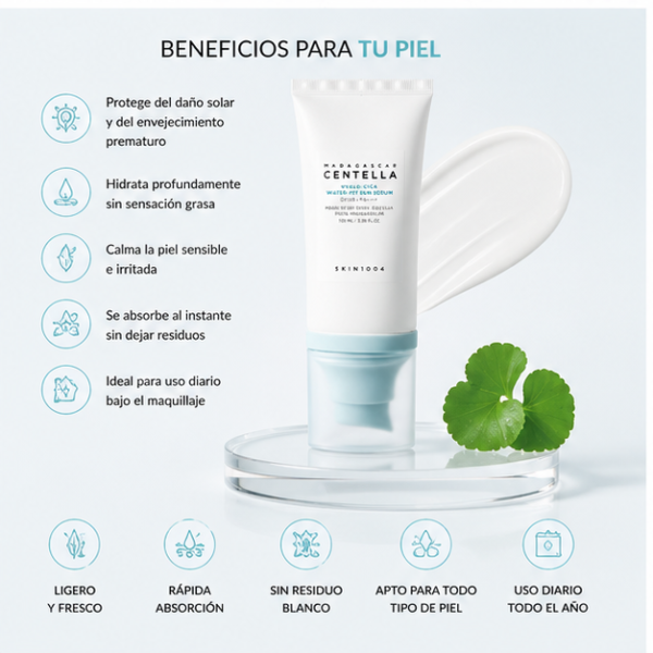 madagascar centella hyalu cica water fit sun serum 100 ml