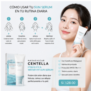 madagascar centella hyalu cica water fit sun serum 100 ml